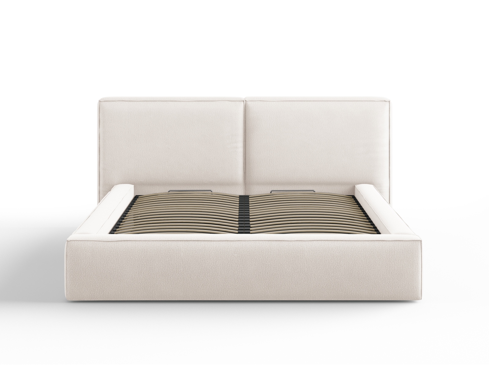 Storage Bed With Double Headboard, "Jodie", 214x228x108
