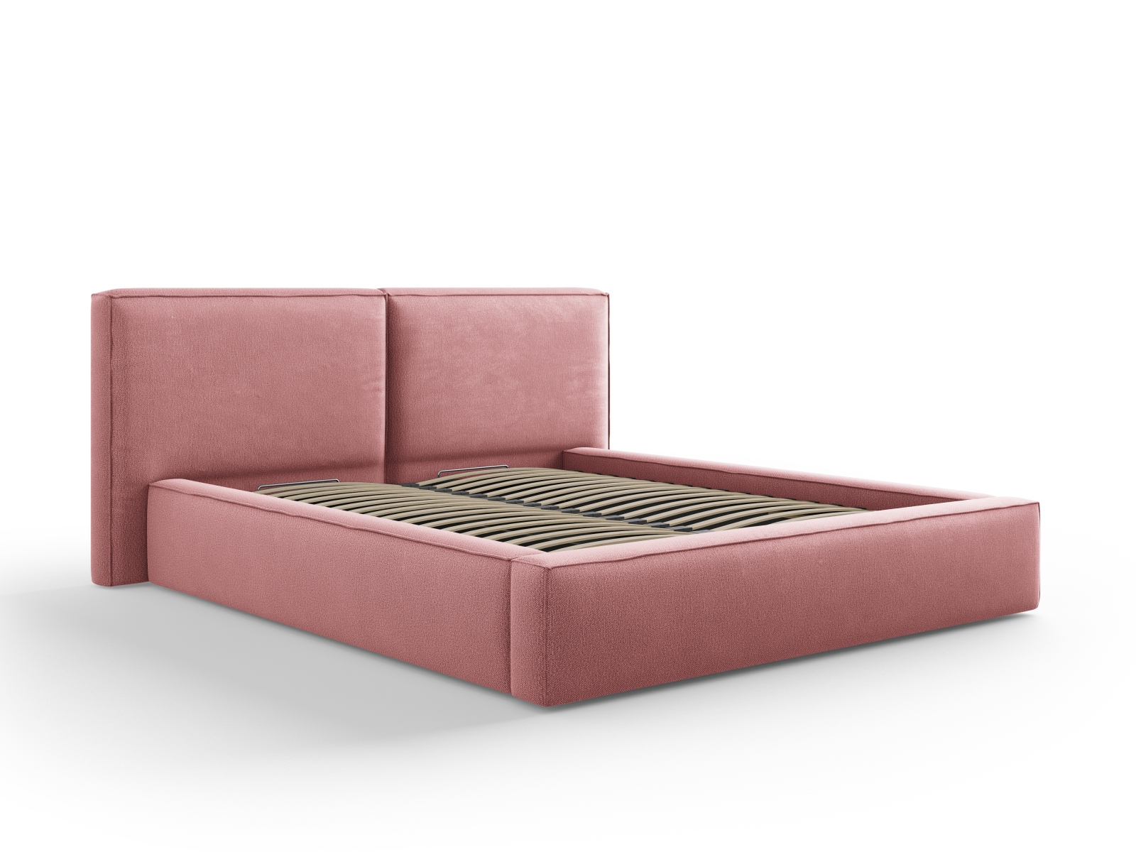 Storage Bed With Double Headboard, "Jodie", 214x228x108