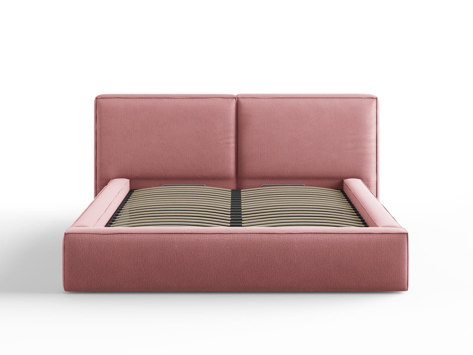 Storage Bed With Double Headboard, "Jodie", 214x228x108