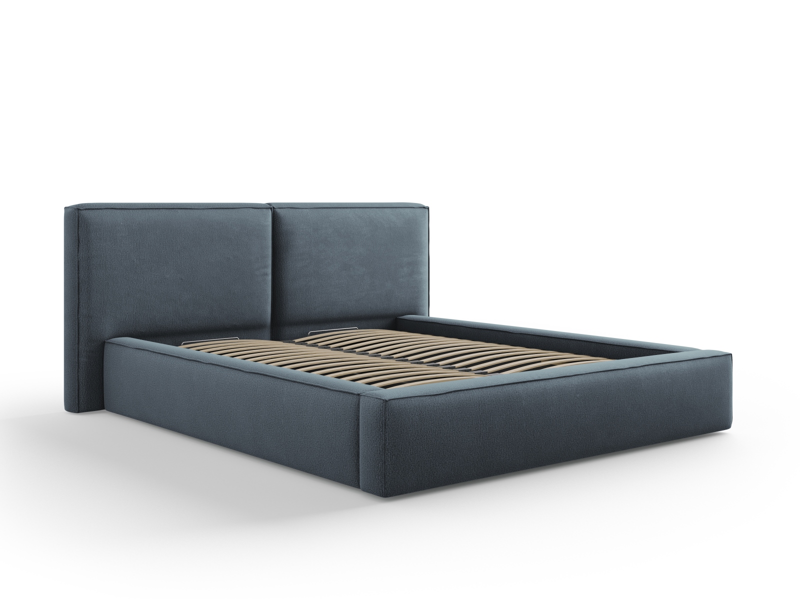 Storage Bed With Double Headboard, "Jodie", 214x228x108