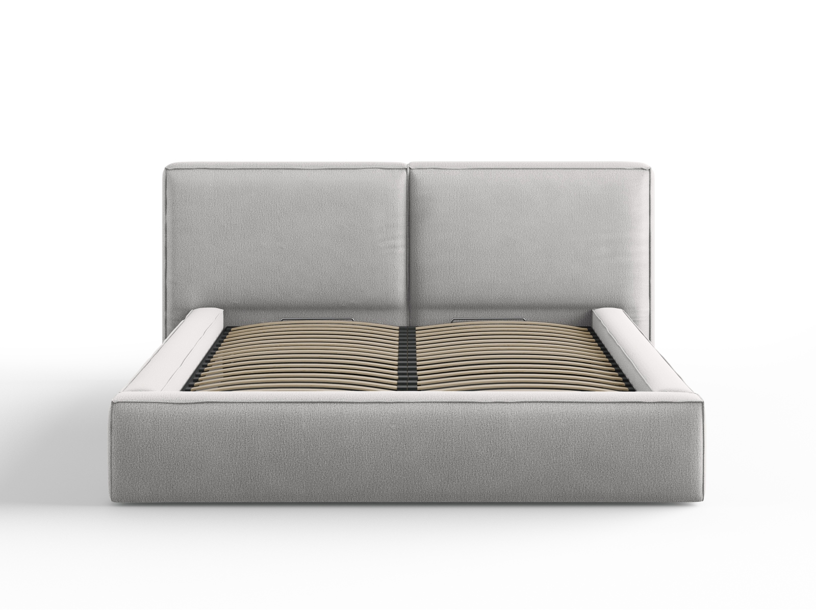 Storage Bed With Double Headboard, "Jodie", 214x228x108