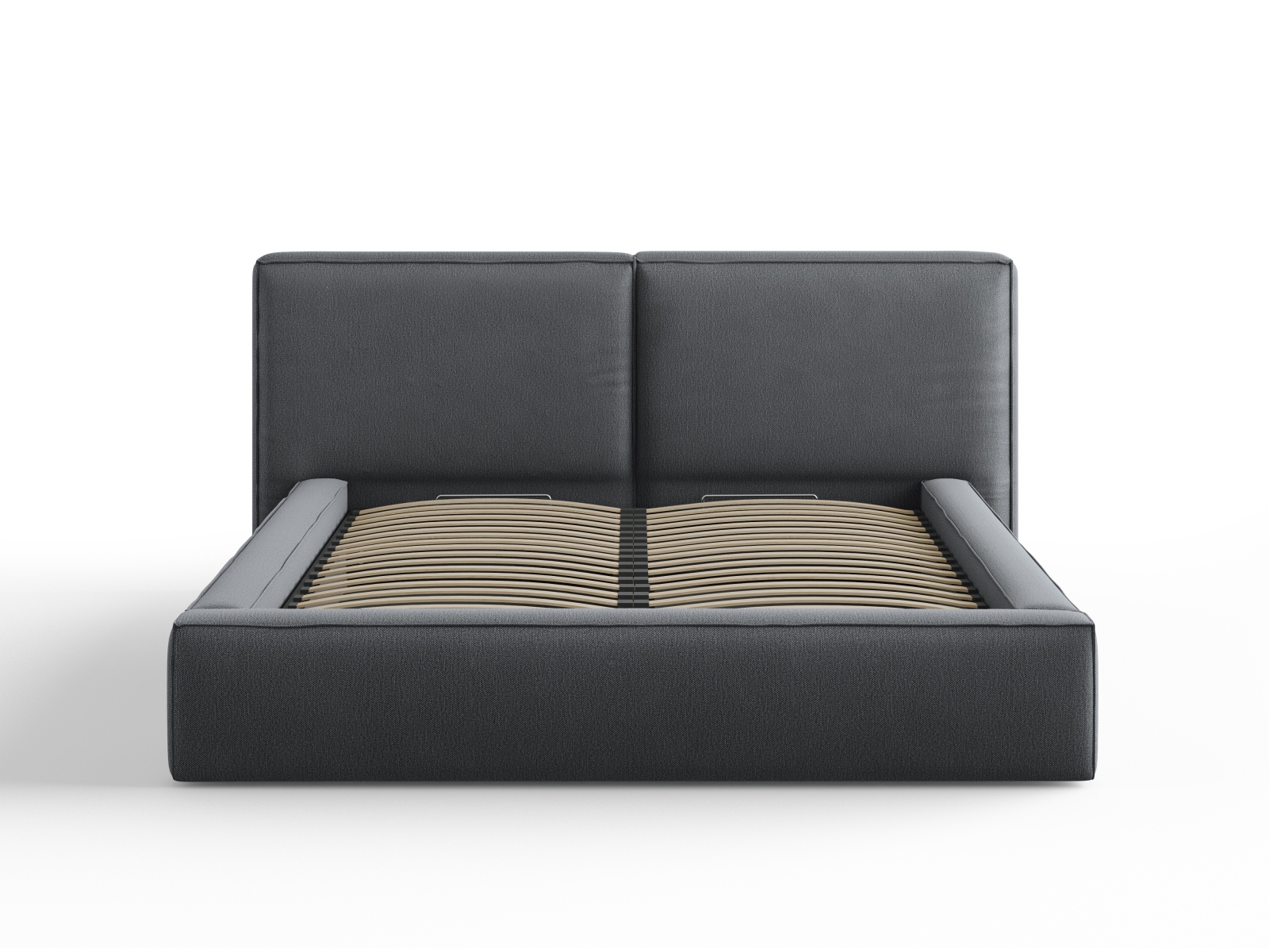 Storage Bed With Double Headboard, "Jodie", 214x228x108