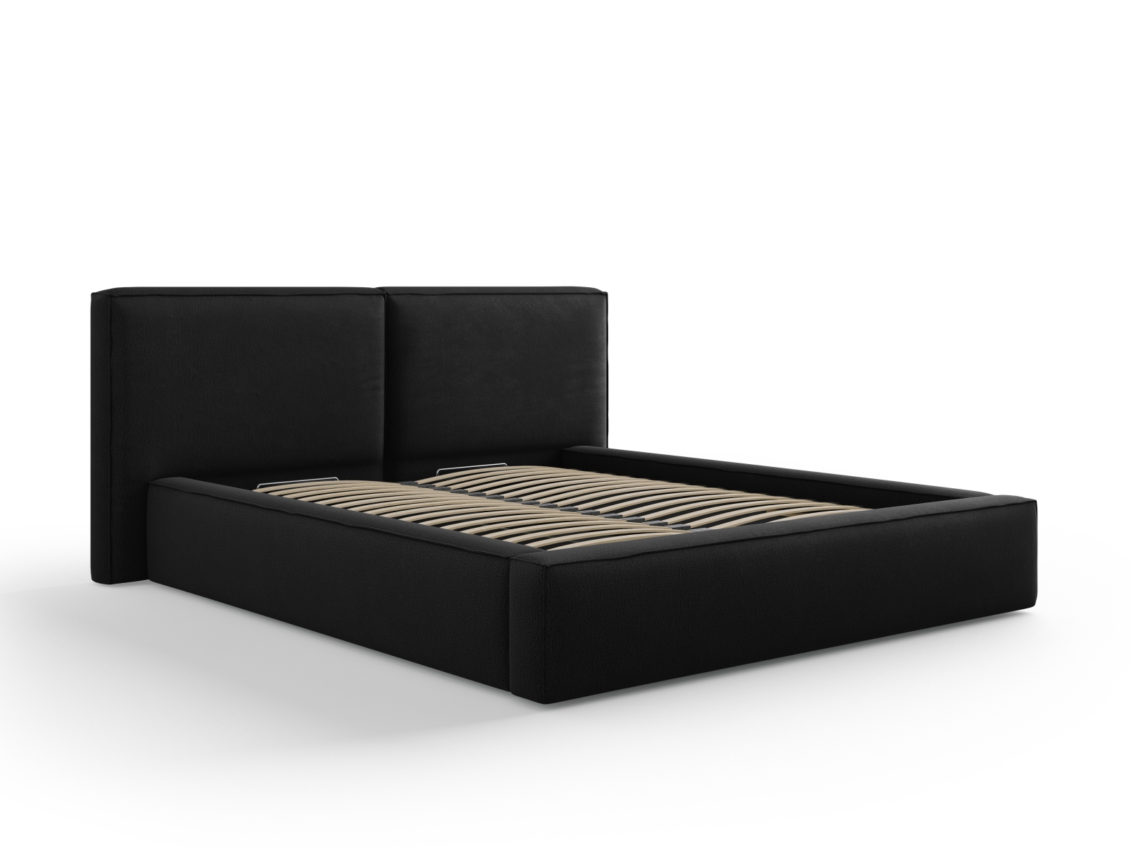 Storage Bed With Double Headboard, "Jodie", 214x228x108