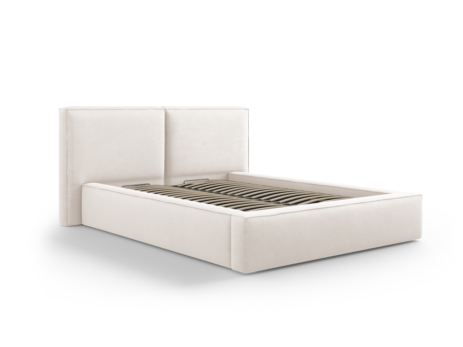 Storage Bed With Double Headboard, "Jodie", 194x228x108