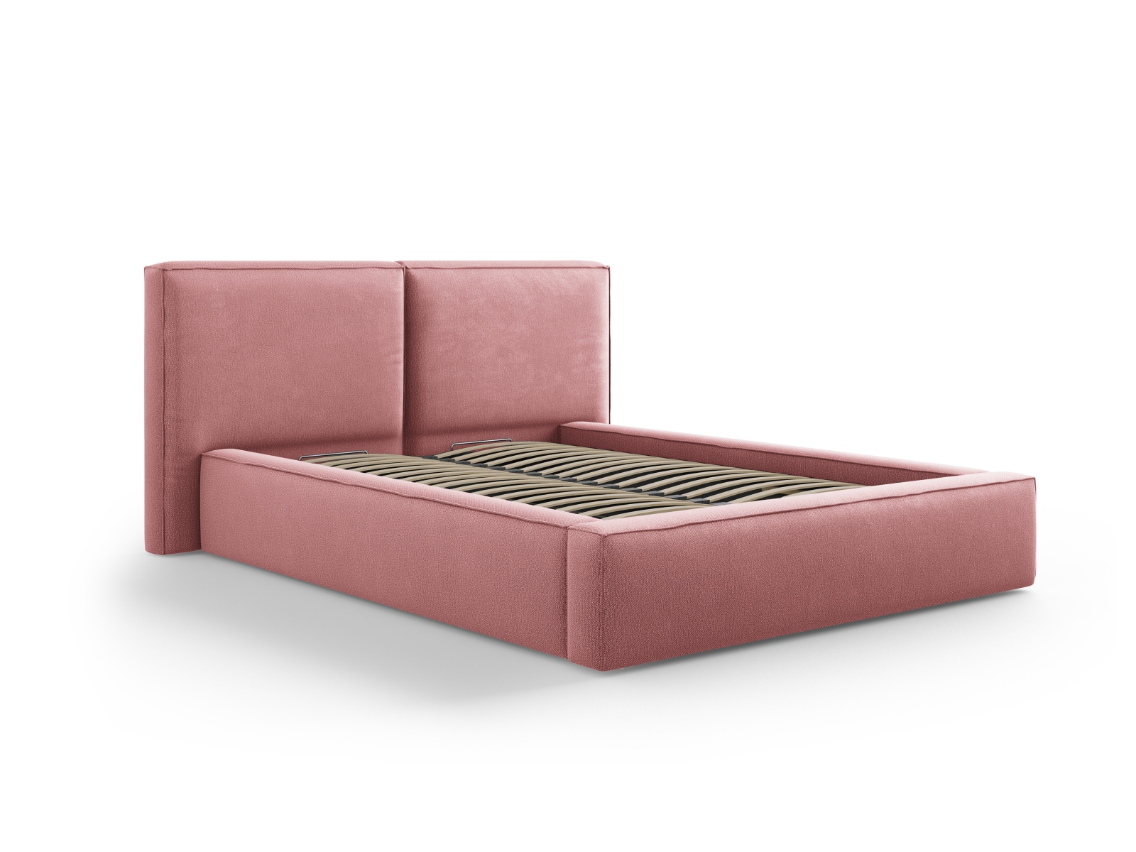 Storage Bed With Double Headboard, "Jodie", 194x228x108