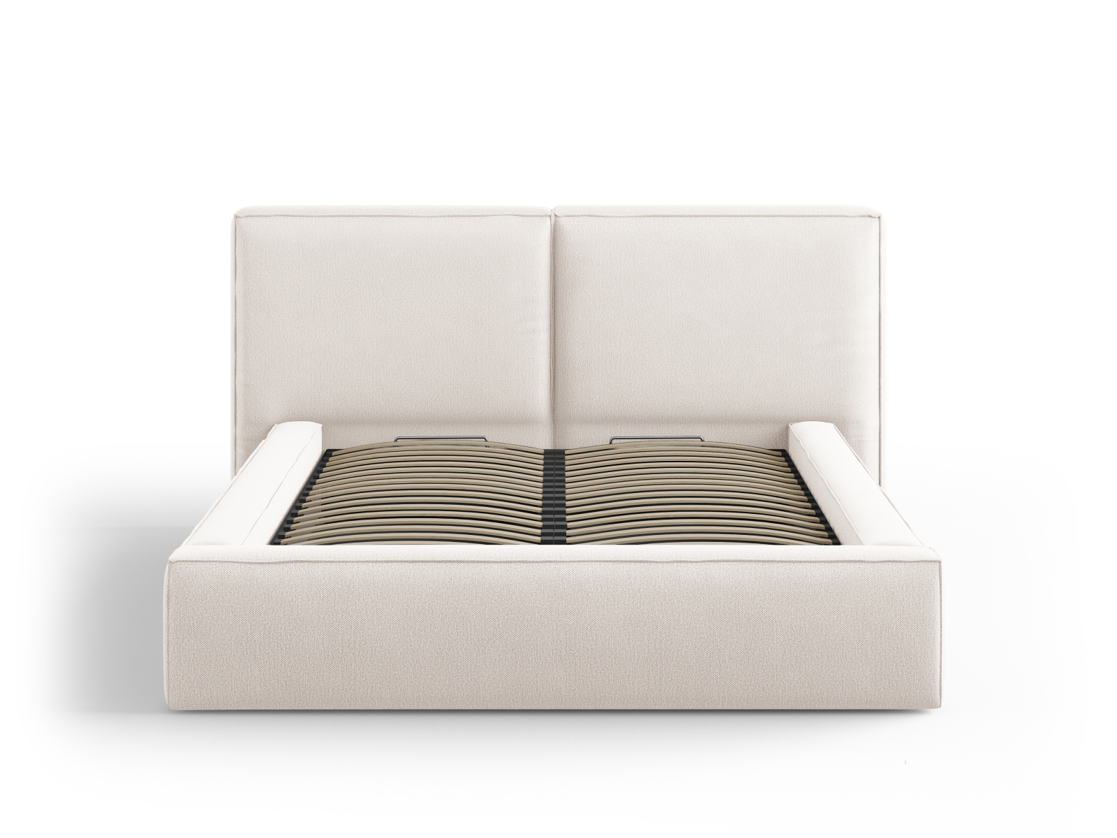 Storage Bed With Double Headboard, "Jodie", 194x228x108