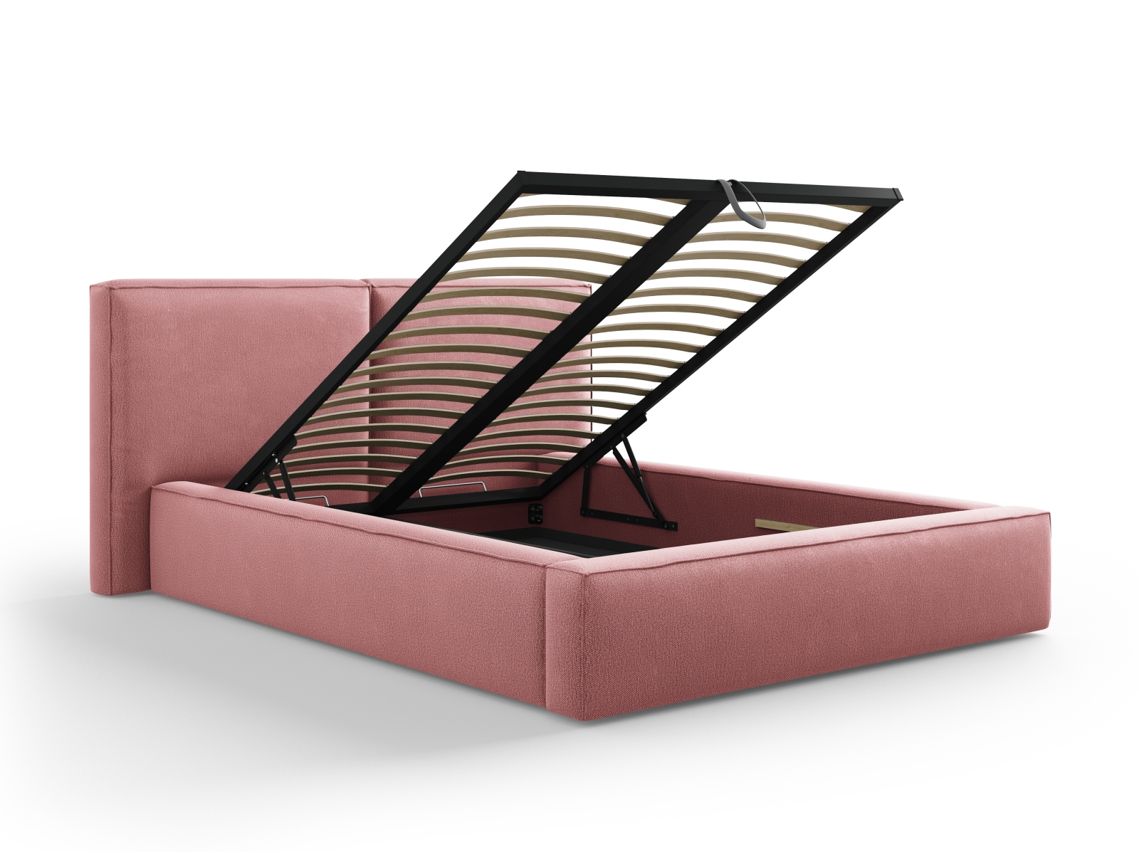 Storage Bed With Double Headboard, "Jodie", 194x228x108