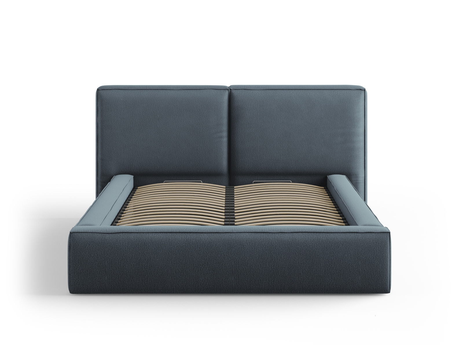 Storage Bed With Double Headboard, "Jodie", 194x228x108