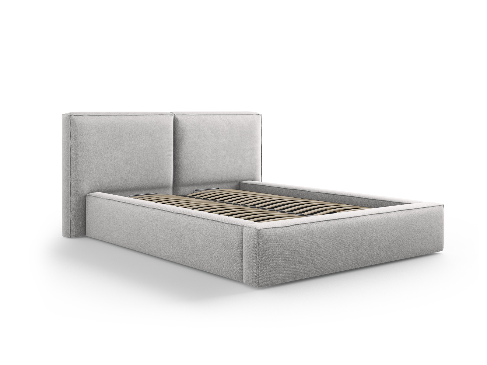 Storage Bed With Double Headboard, "Jodie", 194x228x108