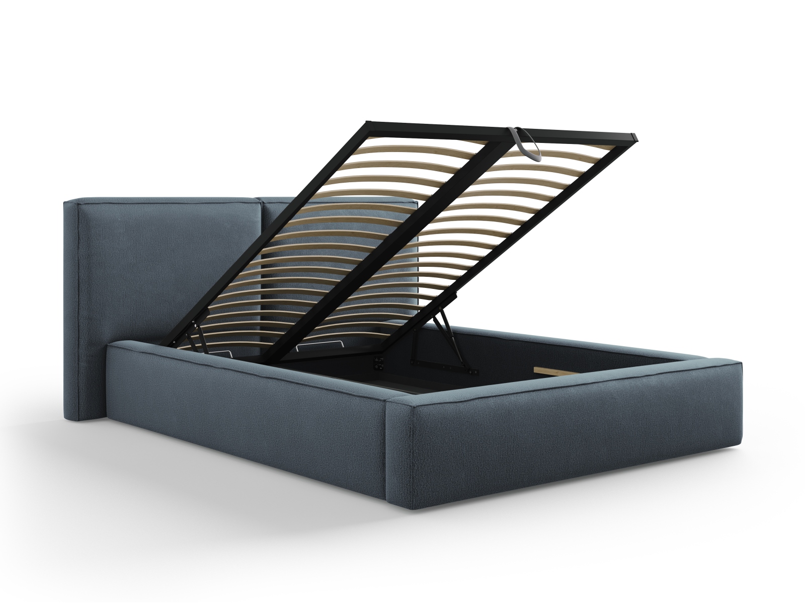 Storage Bed With Double Headboard, "Jodie", 194x228x108