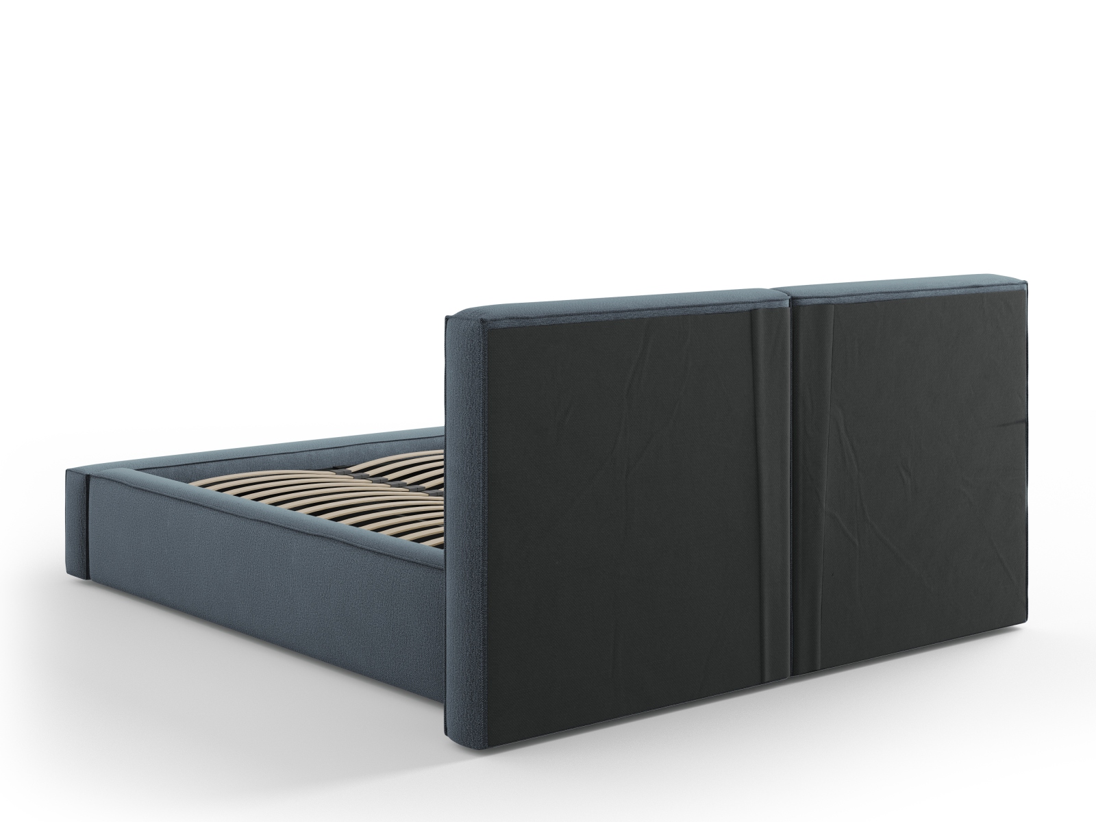 Storage Bed With Double Headboard, "Jodie", 194x228x108