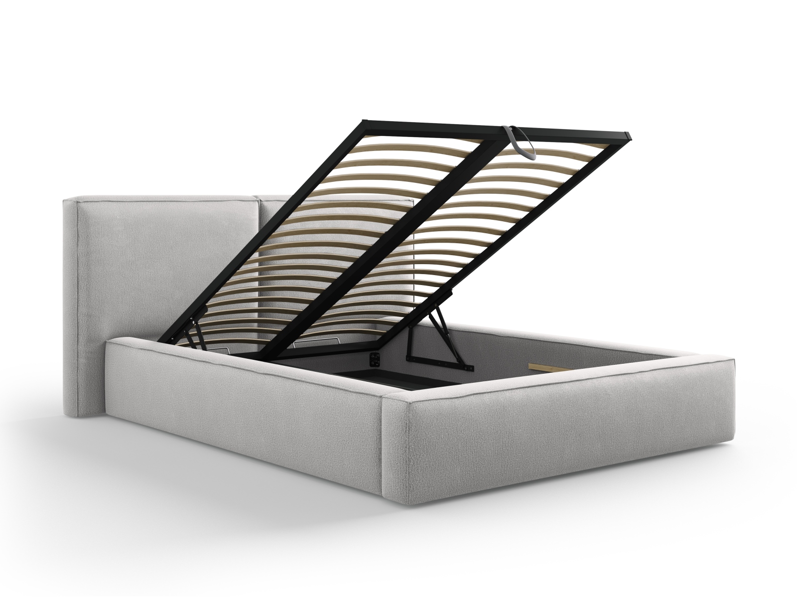 Storage Bed With Double Headboard, "Jodie", 194x228x108