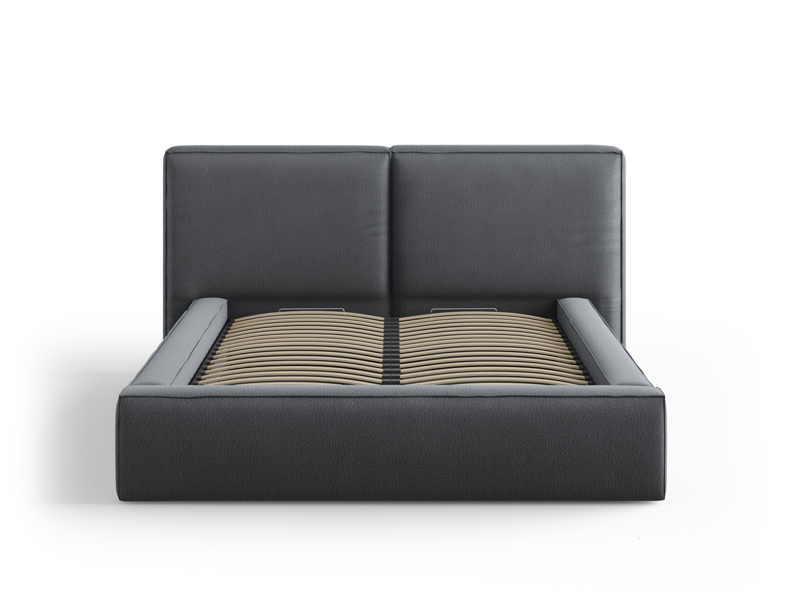 Storage Bed With Double Headboard, "Jodie", 194x228x108