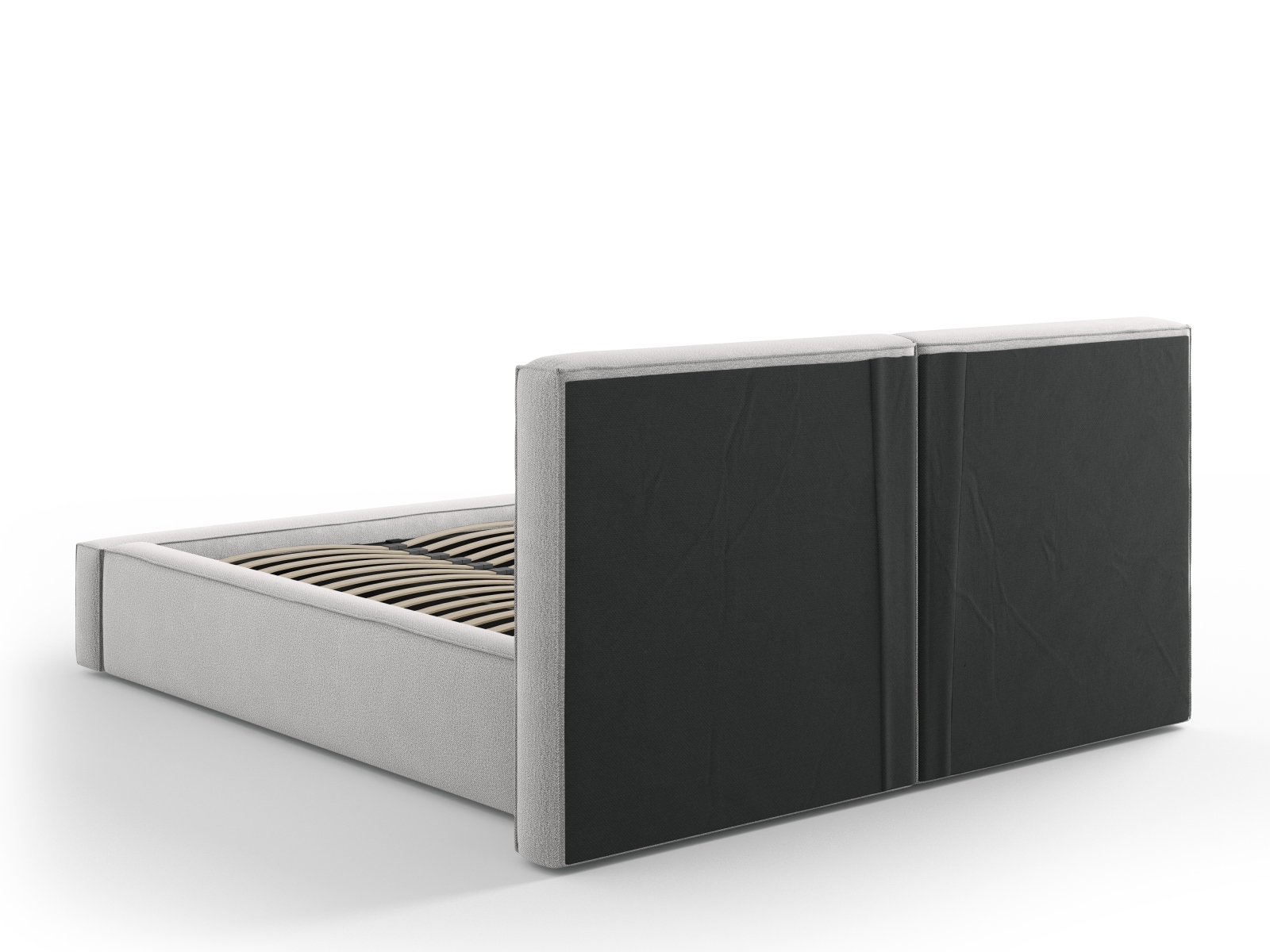 Storage Bed With Double Headboard, "Jodie", 194x228x108