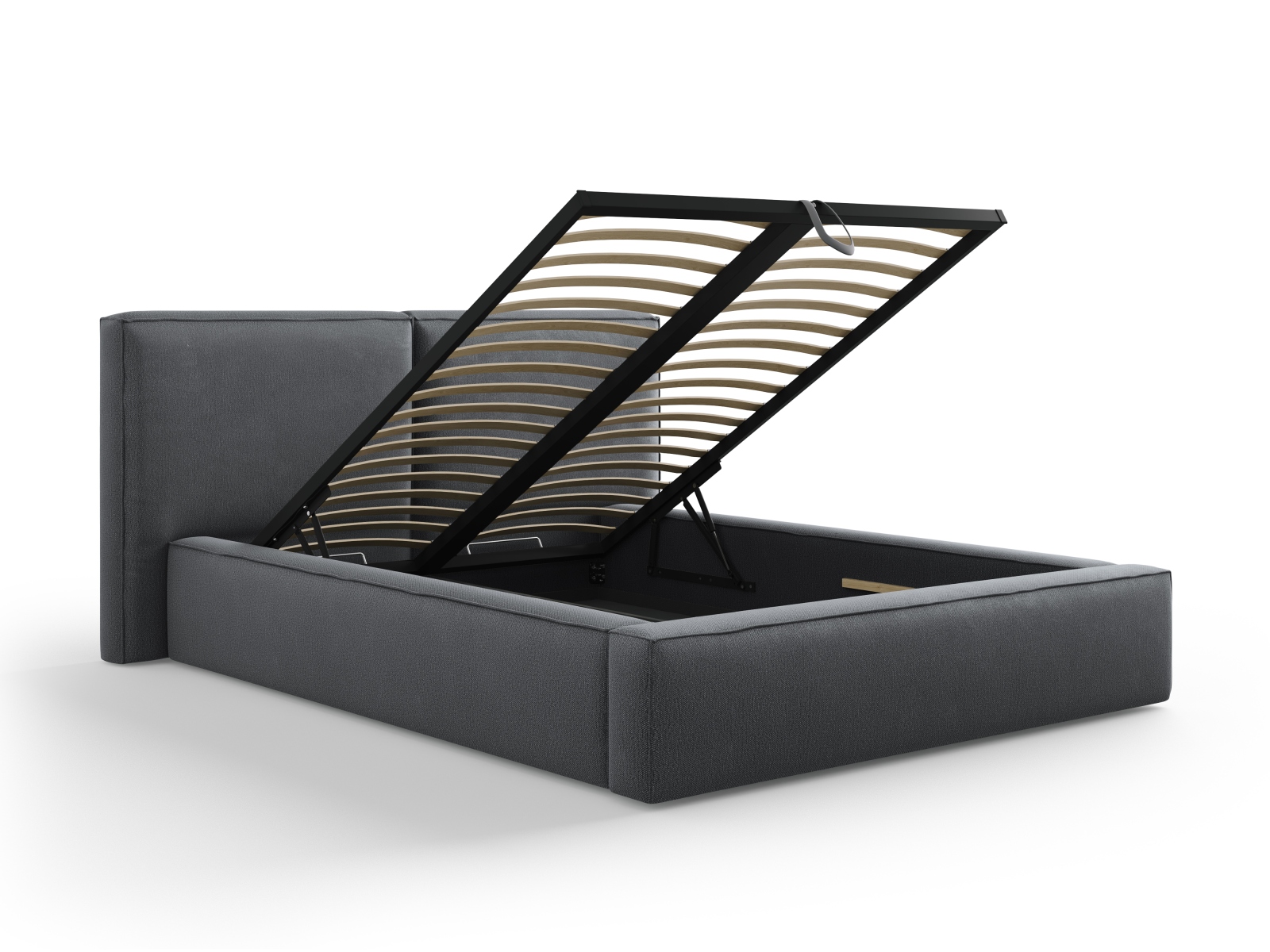 Storage Bed With Double Headboard, "Jodie", 194x228x108