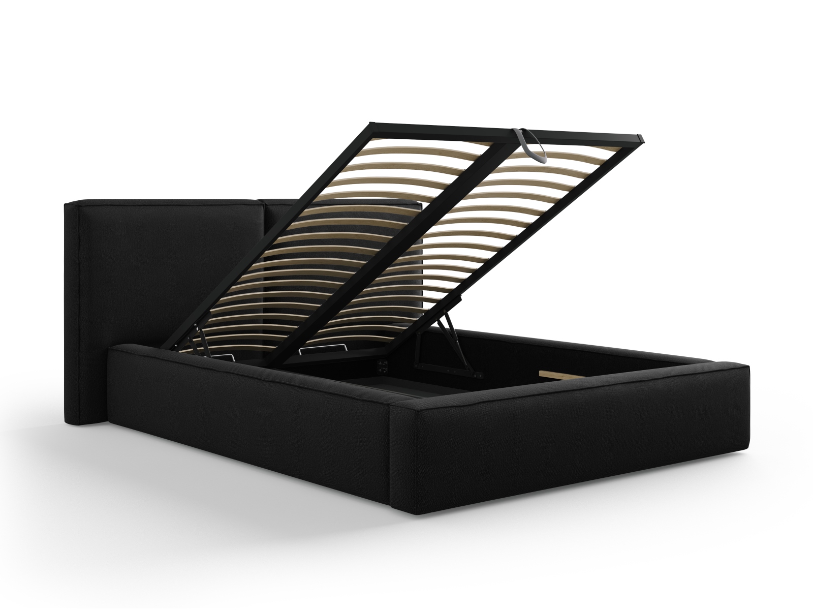 Storage Bed With Double Headboard, "Jodie", 194x228x108