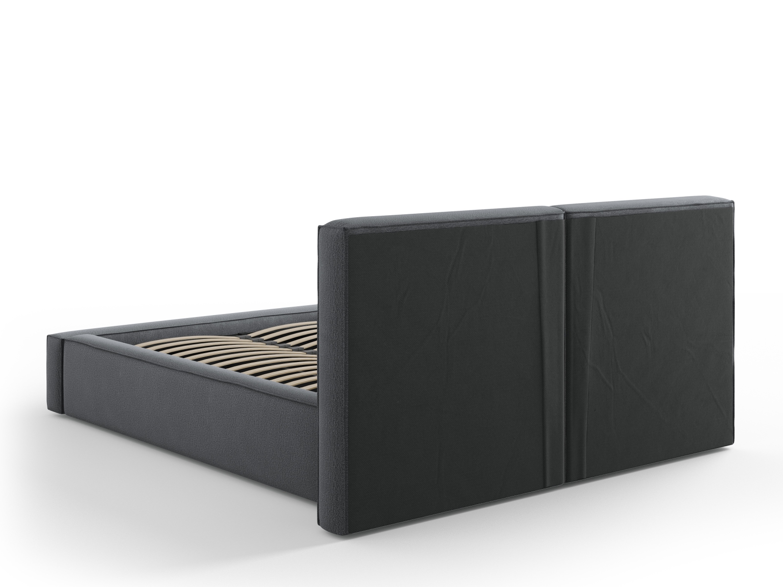 Storage Bed With Double Headboard, "Jodie", 194x228x108