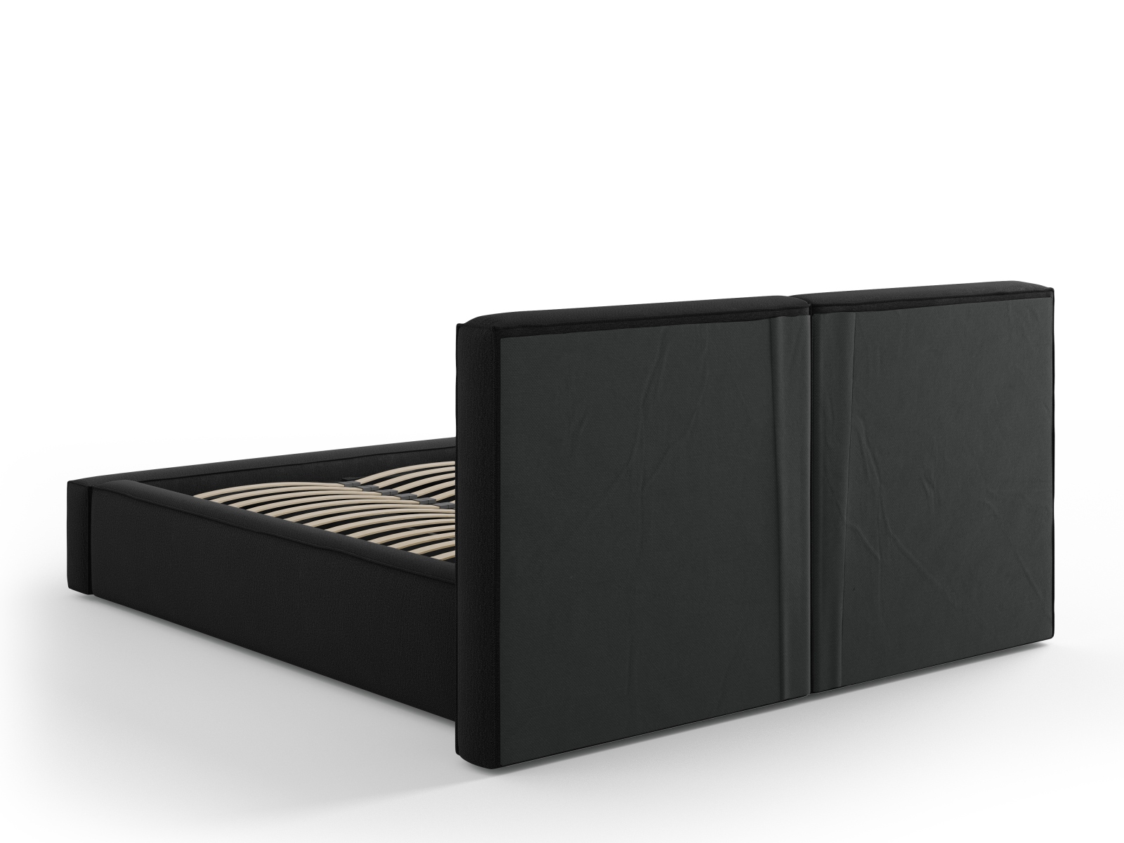 Storage Bed With Double Headboard, "Jodie", 194x228x108