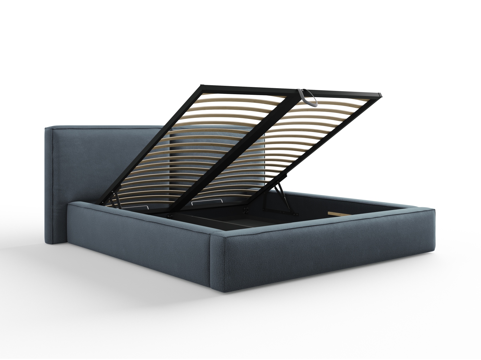 Storage Bed With Double Headboard, "Jodie", 234x228x108