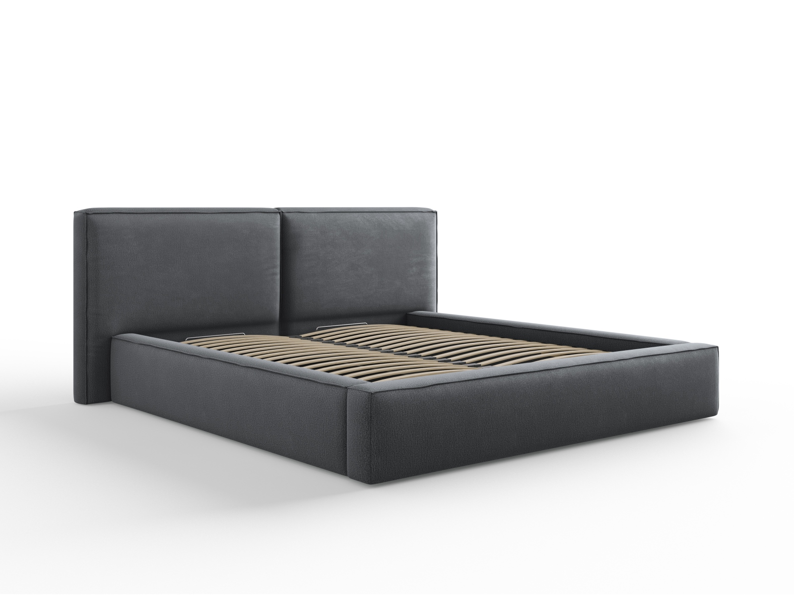 Storage Bed With Double Headboard, "Jodie", 234x228x108