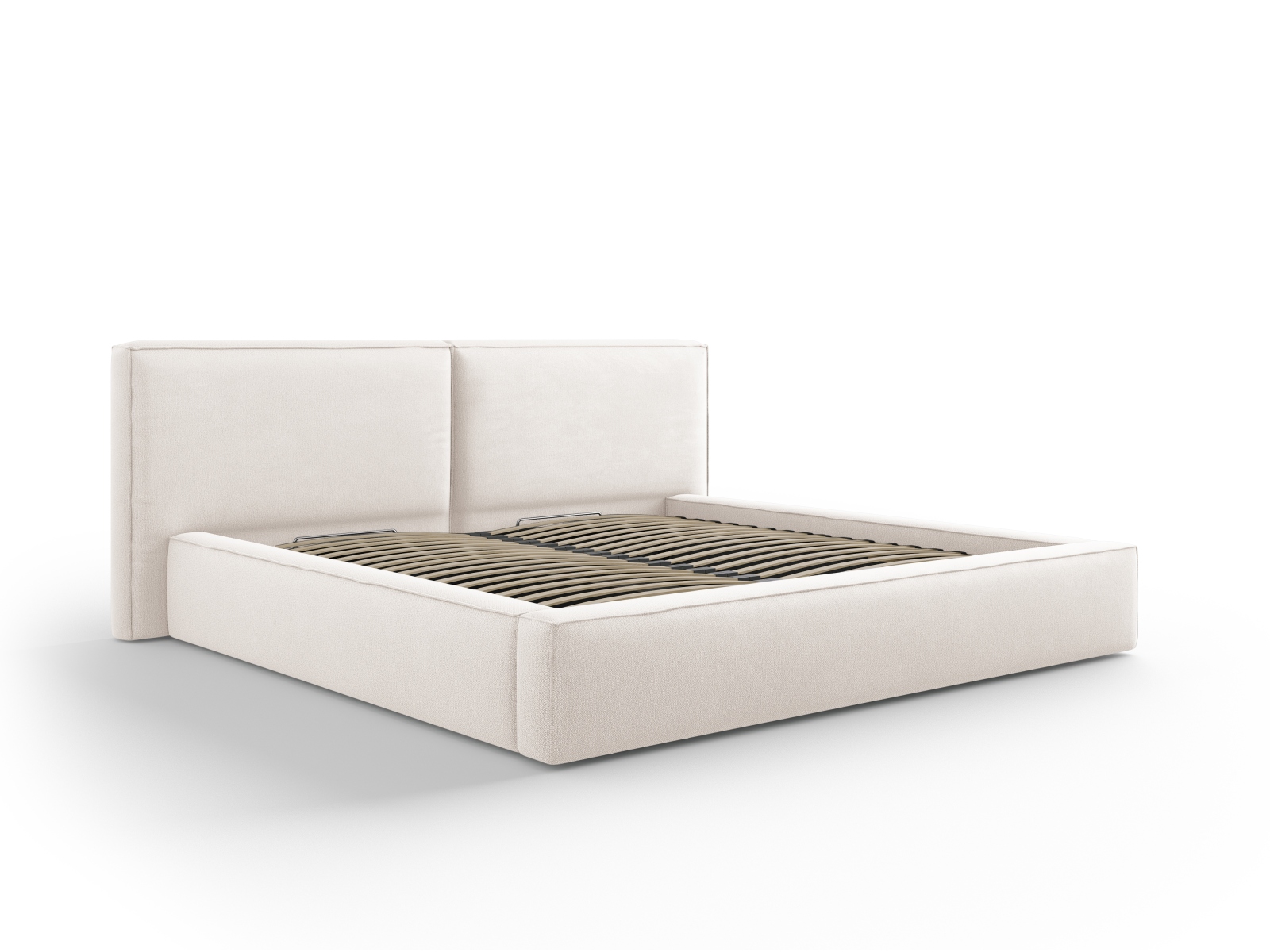 Storage Bed With Double Headboard, "Jodie", 254x228x108