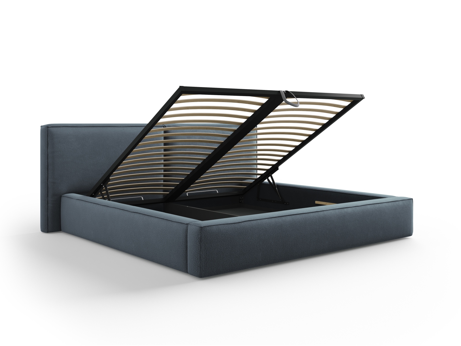Storage Bed With Double Headboard, "Jodie", 254x228x108