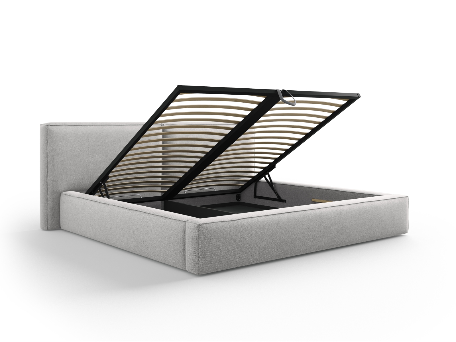 Storage Bed With Double Headboard, "Jodie", 254x228x108