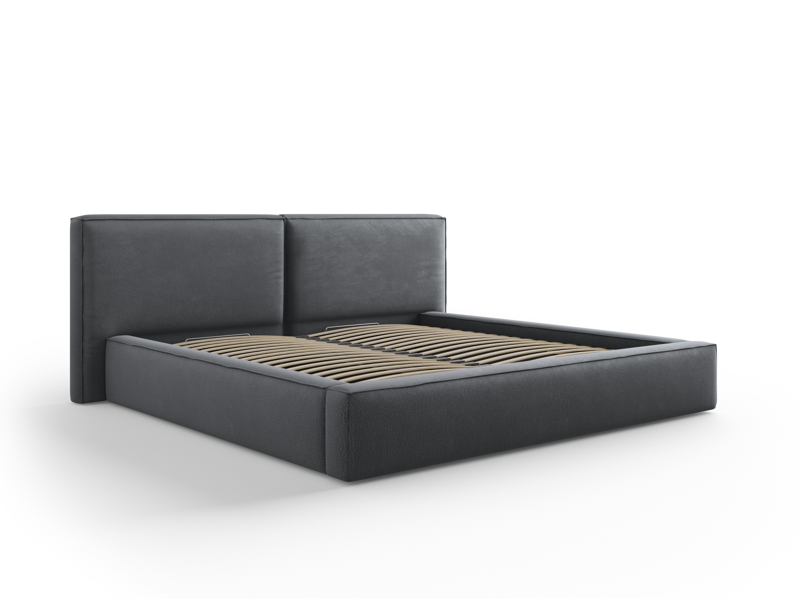 Storage Bed With Double Headboard, "Jodie", 254x228x108
