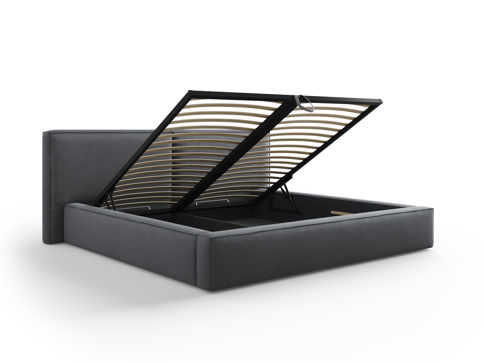 Storage Bed With Double Headboard, "Jodie", 254x228x108