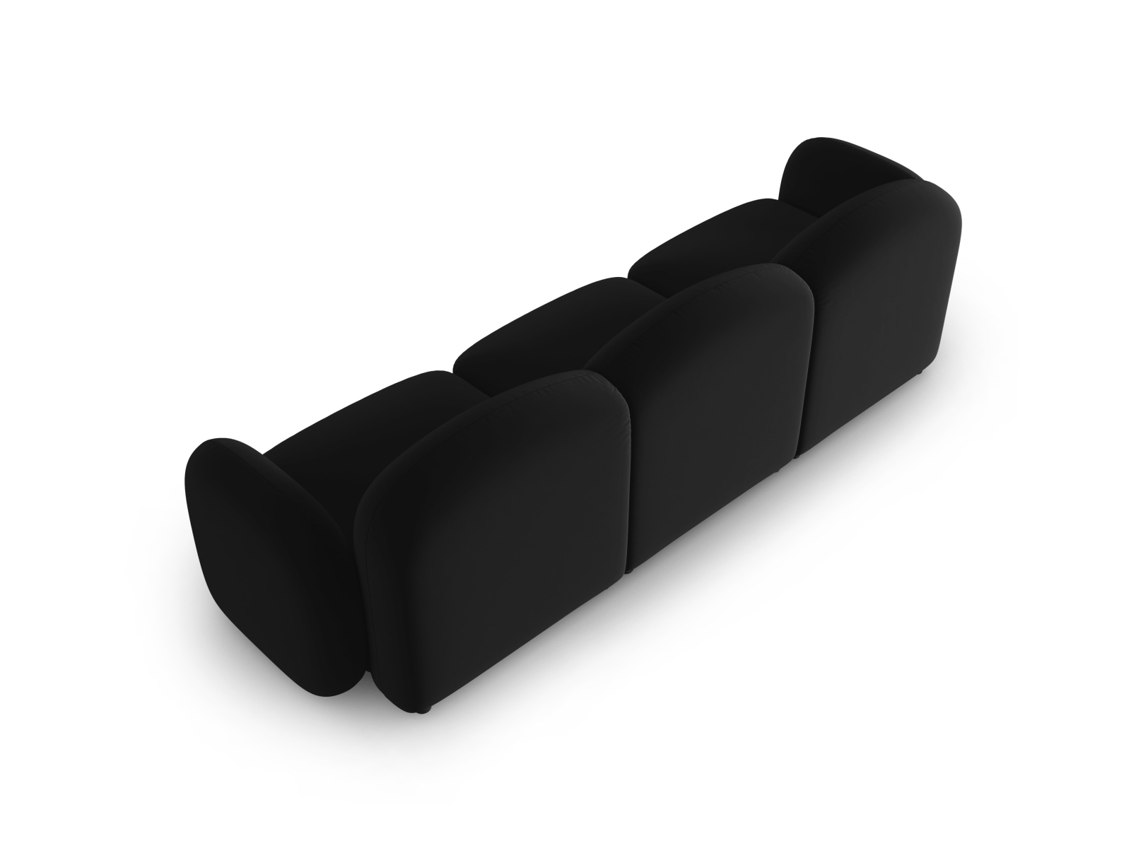 Velvet Sofa, "Blair", 3 Seats, 274x95x76