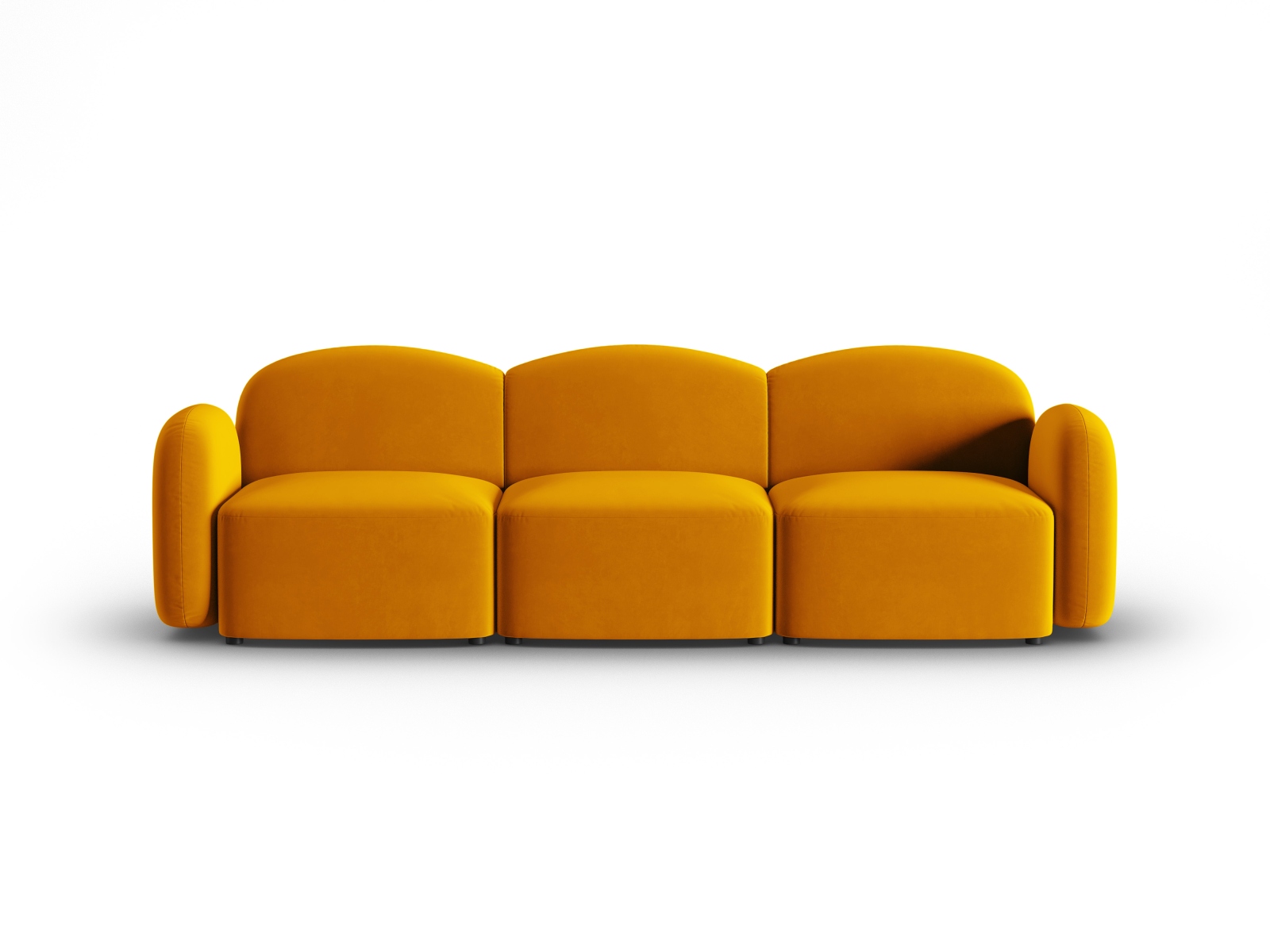 Velvet Sofa, "Blair", 3 Seats, 274x95x76