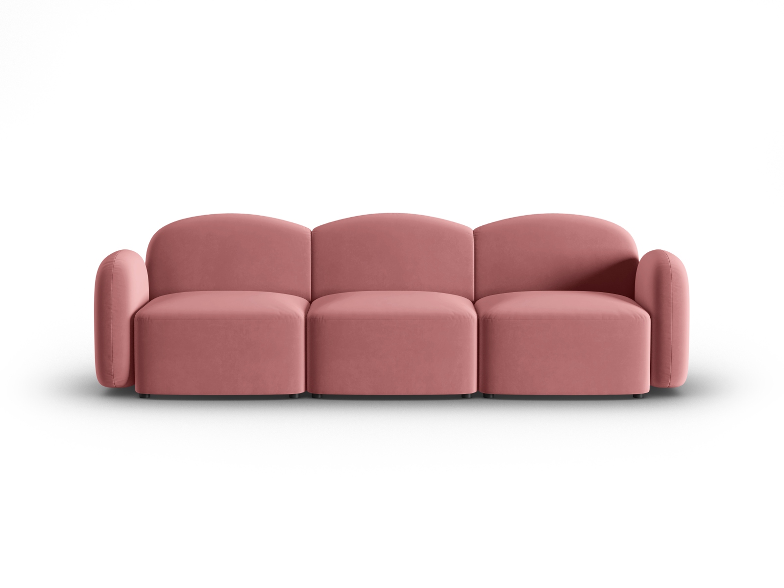 Velvet Sofa, "Blair", 3 Seats, 274x95x76