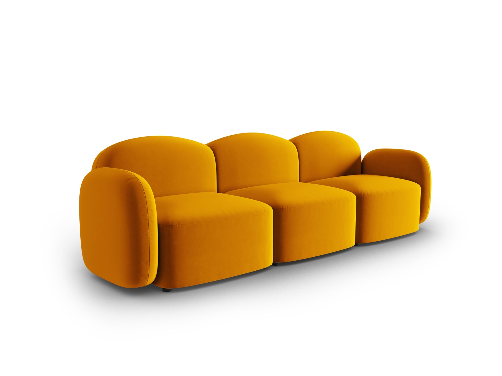 Velvet Sofa, "Blair", 3 Seats, 274x95x76