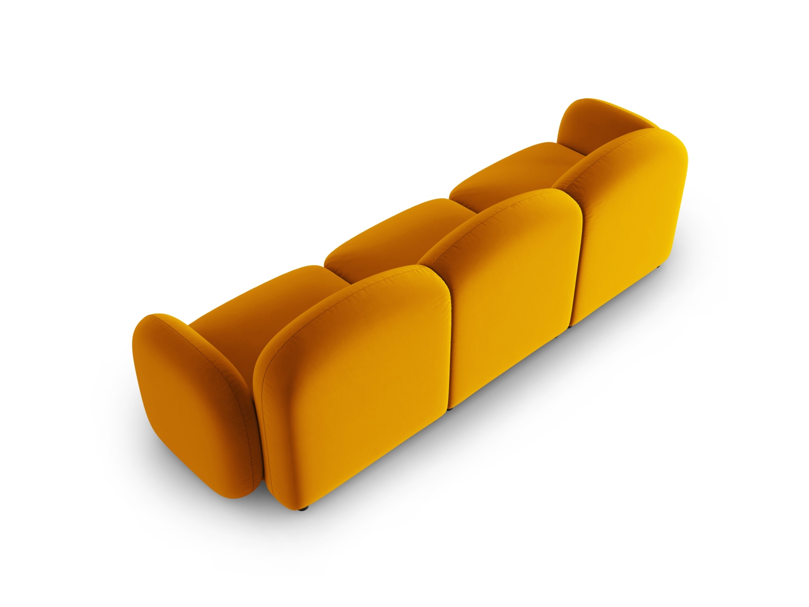 Velvet Sofa, "Blair", 3 Seats, 274x95x76