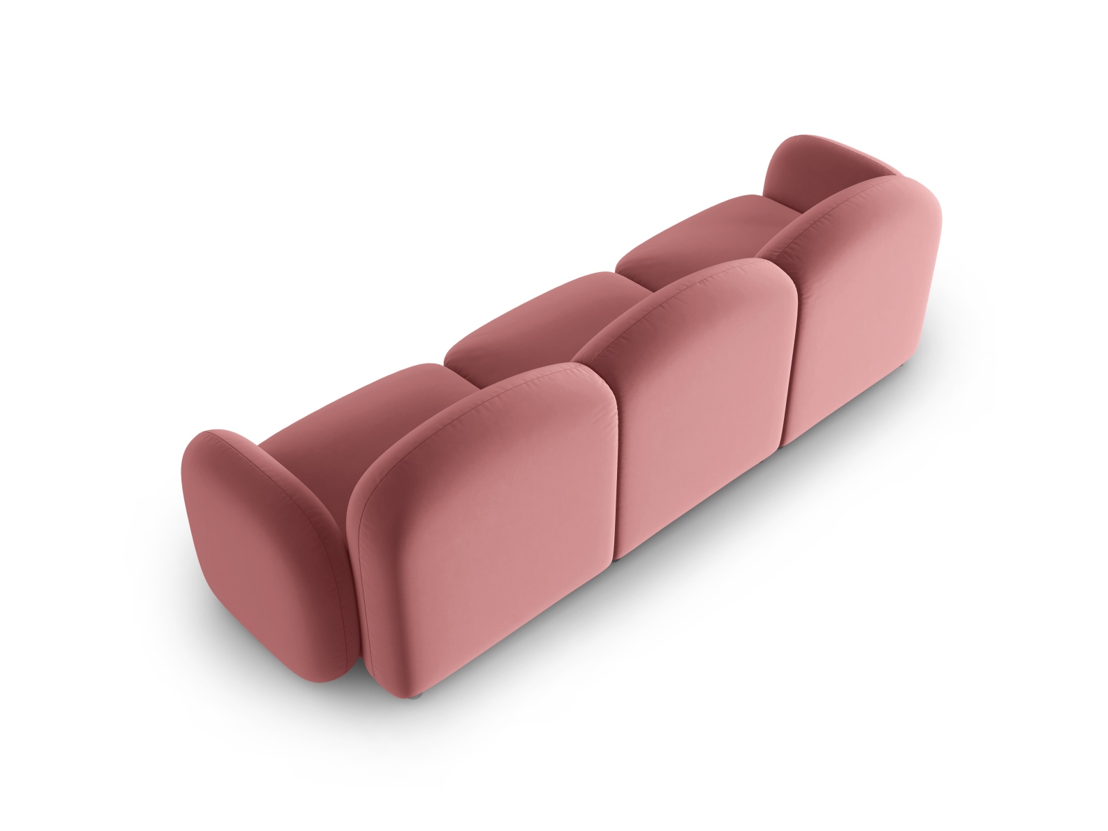 Velvet Sofa, "Blair", 3 Seats, 274x95x76