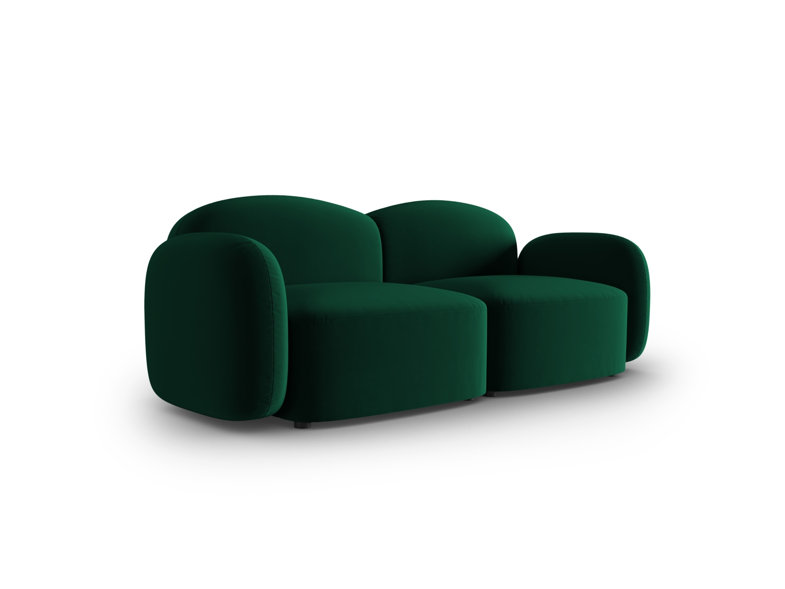 Velvet Sofa, "Blair", 2 Seats, 194x95x76