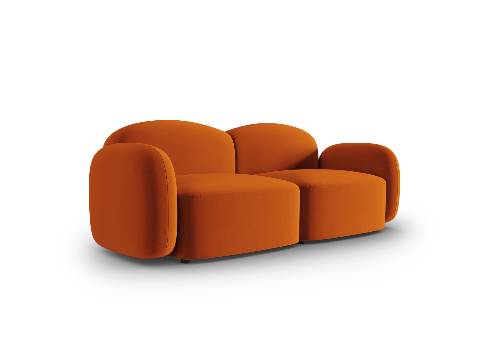 Velvet Sofa, "Blair", 2 Seats, 194x95x76