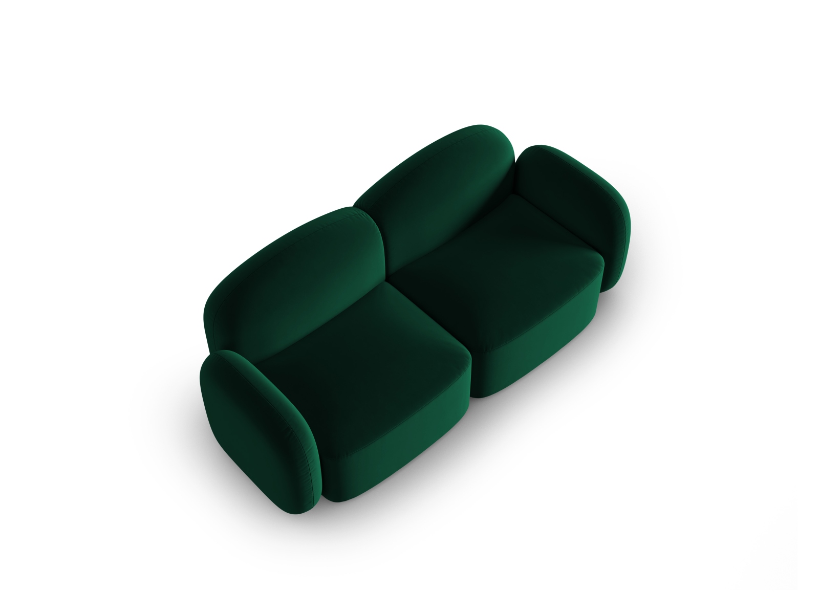 Velvet Sofa, "Blair", 2 Seats, 194x95x76