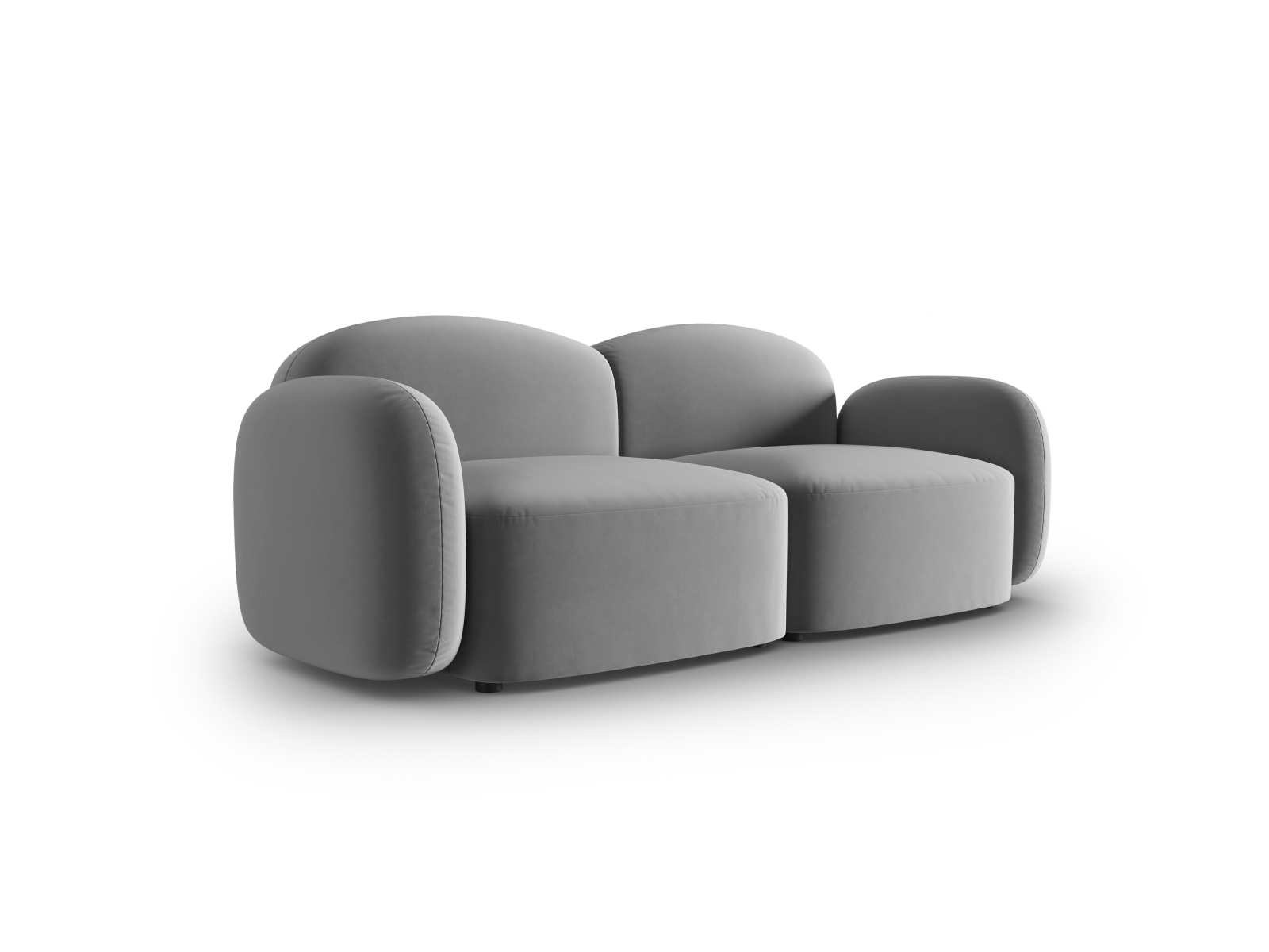 Velvet Sofa, "Blair", 2 Seats, 194x95x76