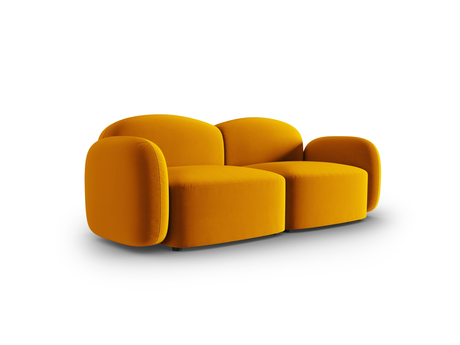 Velvet Sofa, "Blair", 2 Seats, 194x95x76