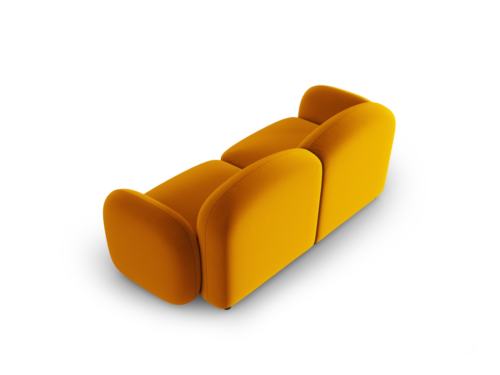 Velvet Sofa, "Blair", 2 Seats, 194x95x76