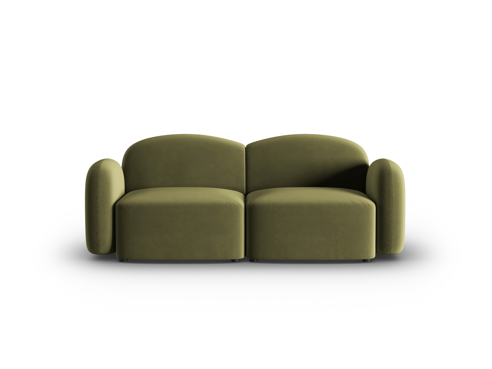 Velvet Sofa, "Blair", 2 Seats, 194x95x76