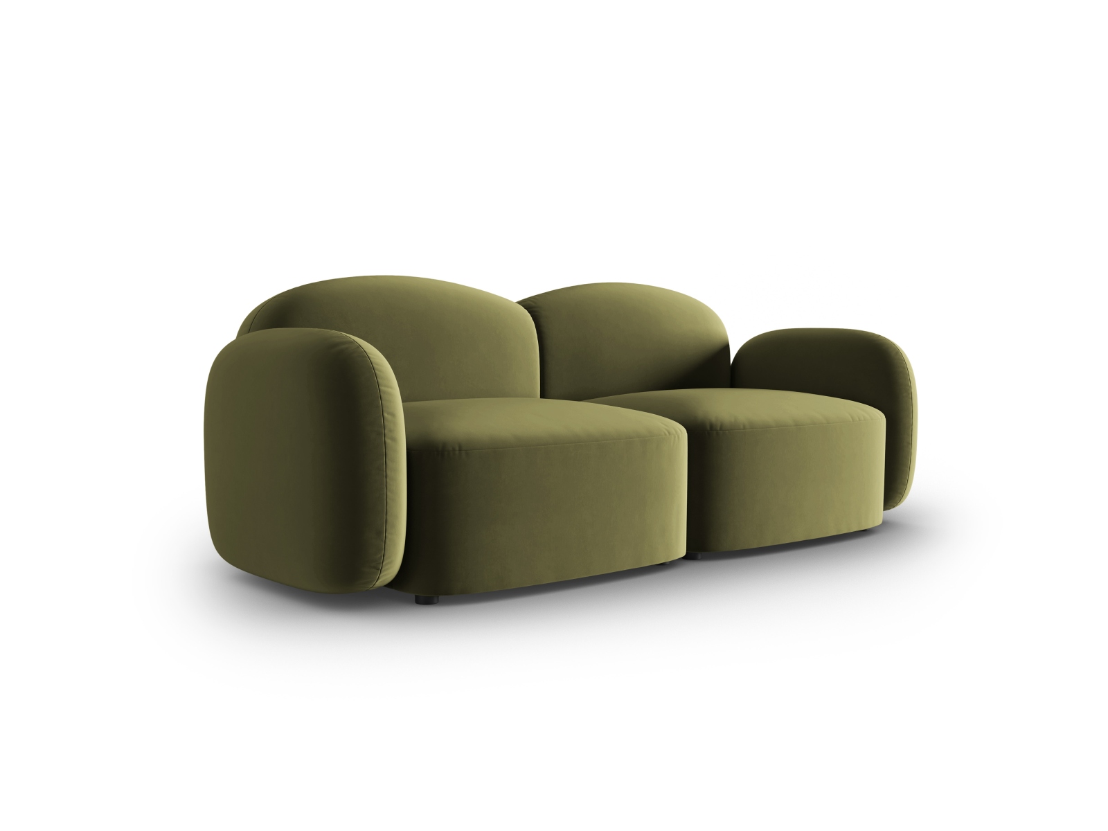 Velvet Sofa, "Blair", 2 Seats, 194x95x76