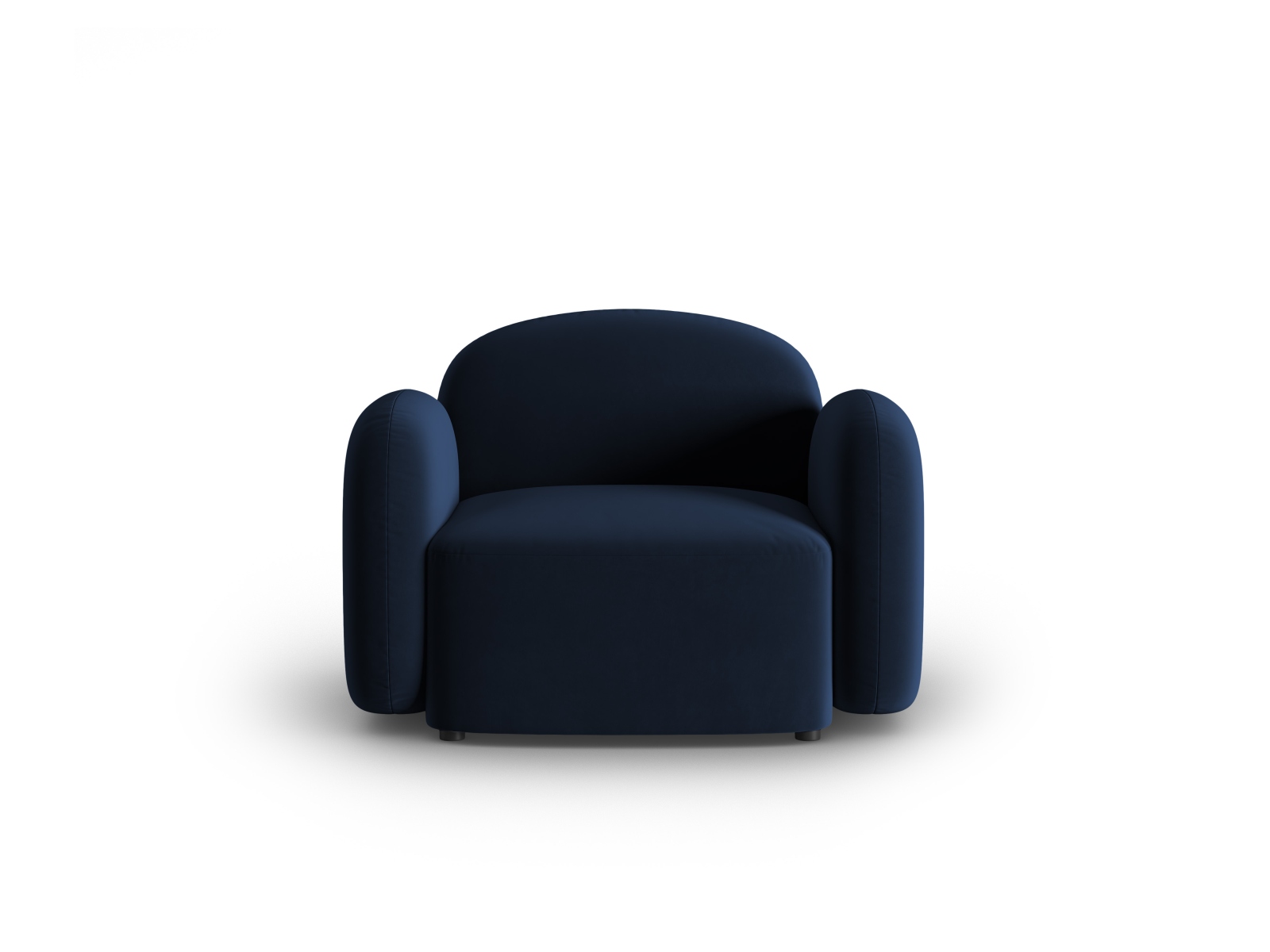 Velvet Armchair, "Blair", 1 Seat, 119x95x76