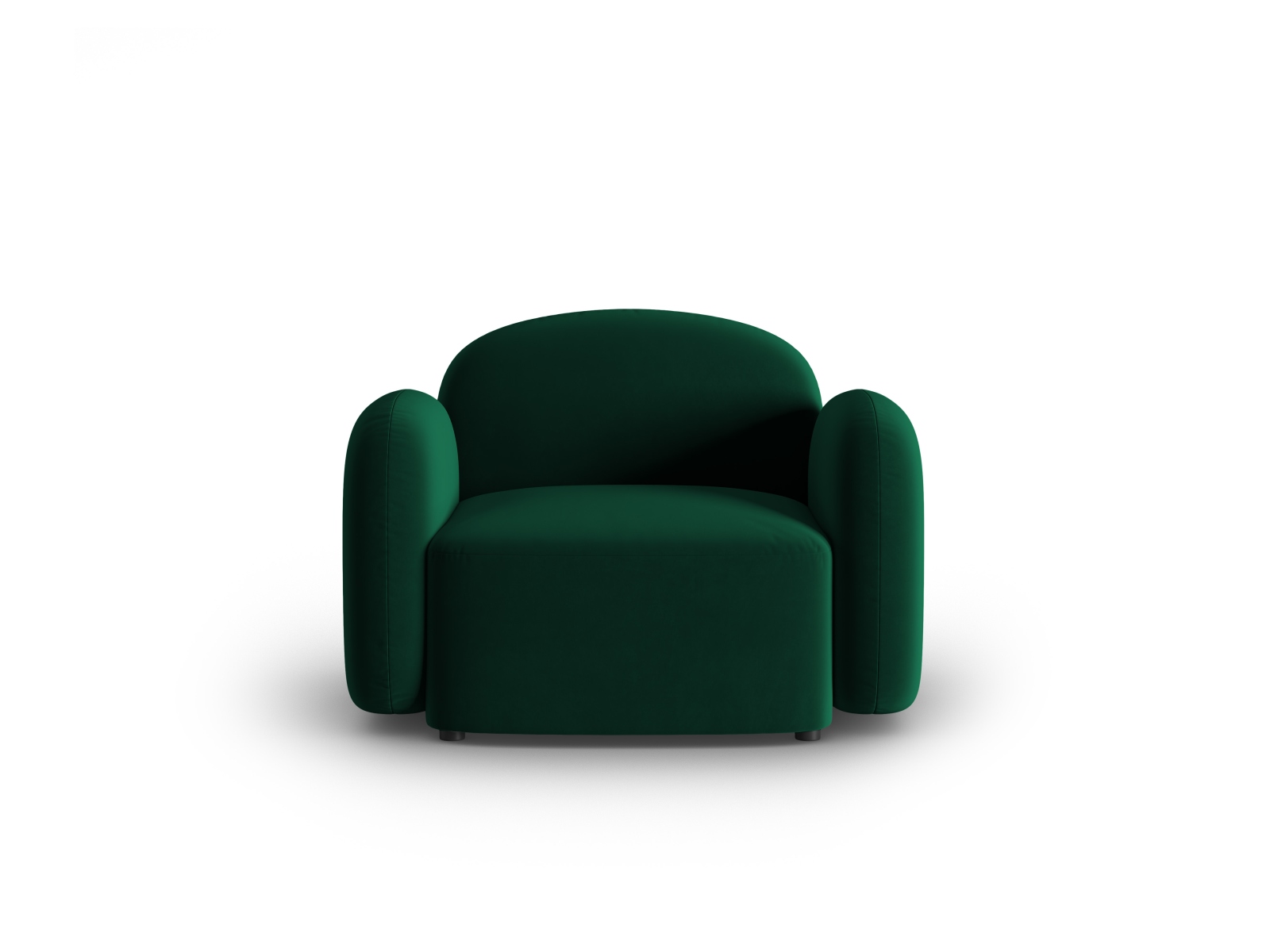 Velvet Armchair, "Blair", 1 Seat, 119x95x76
