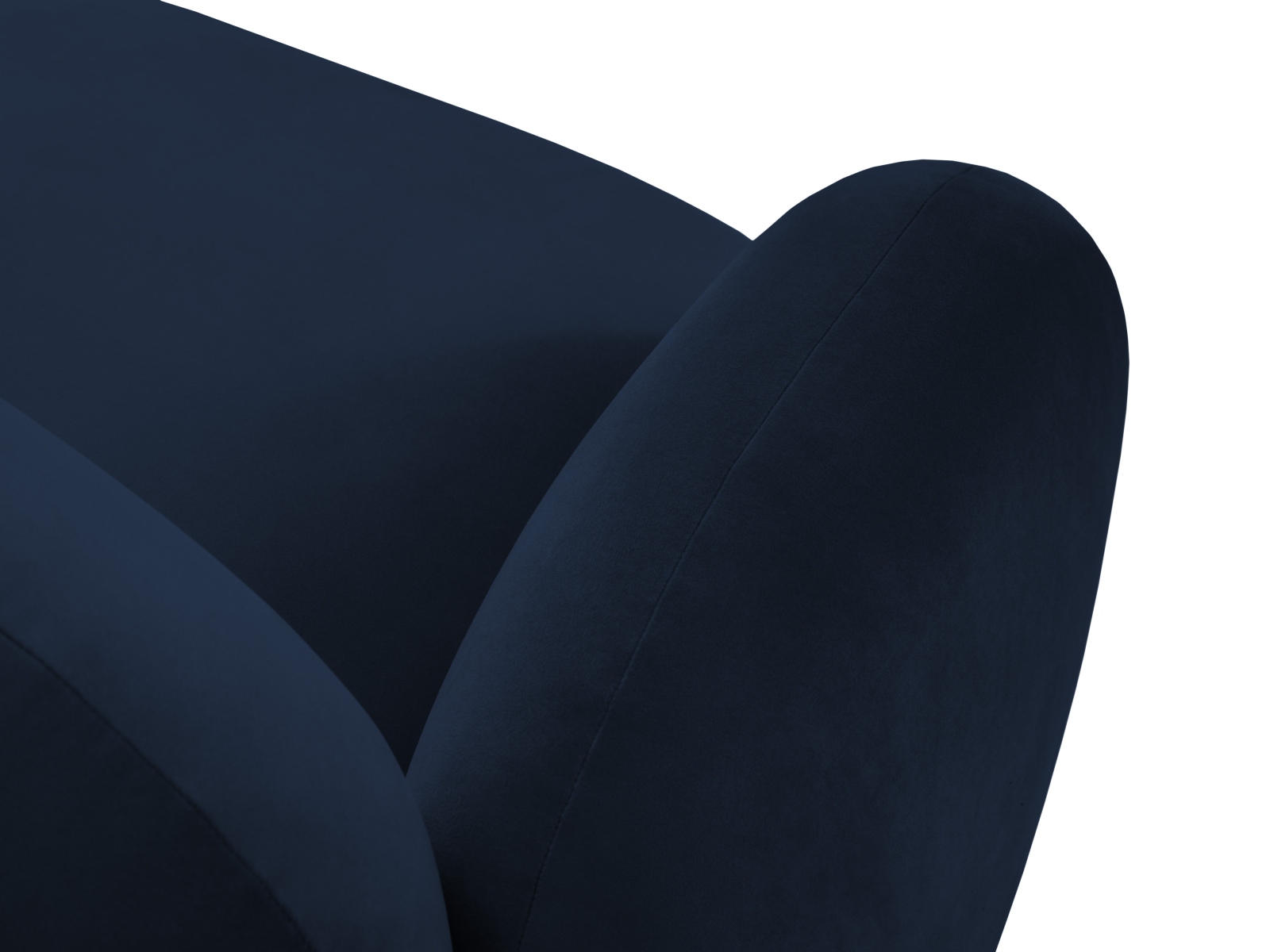 Velvet Armchair, "Blair", 1 Seat, 119x95x76
