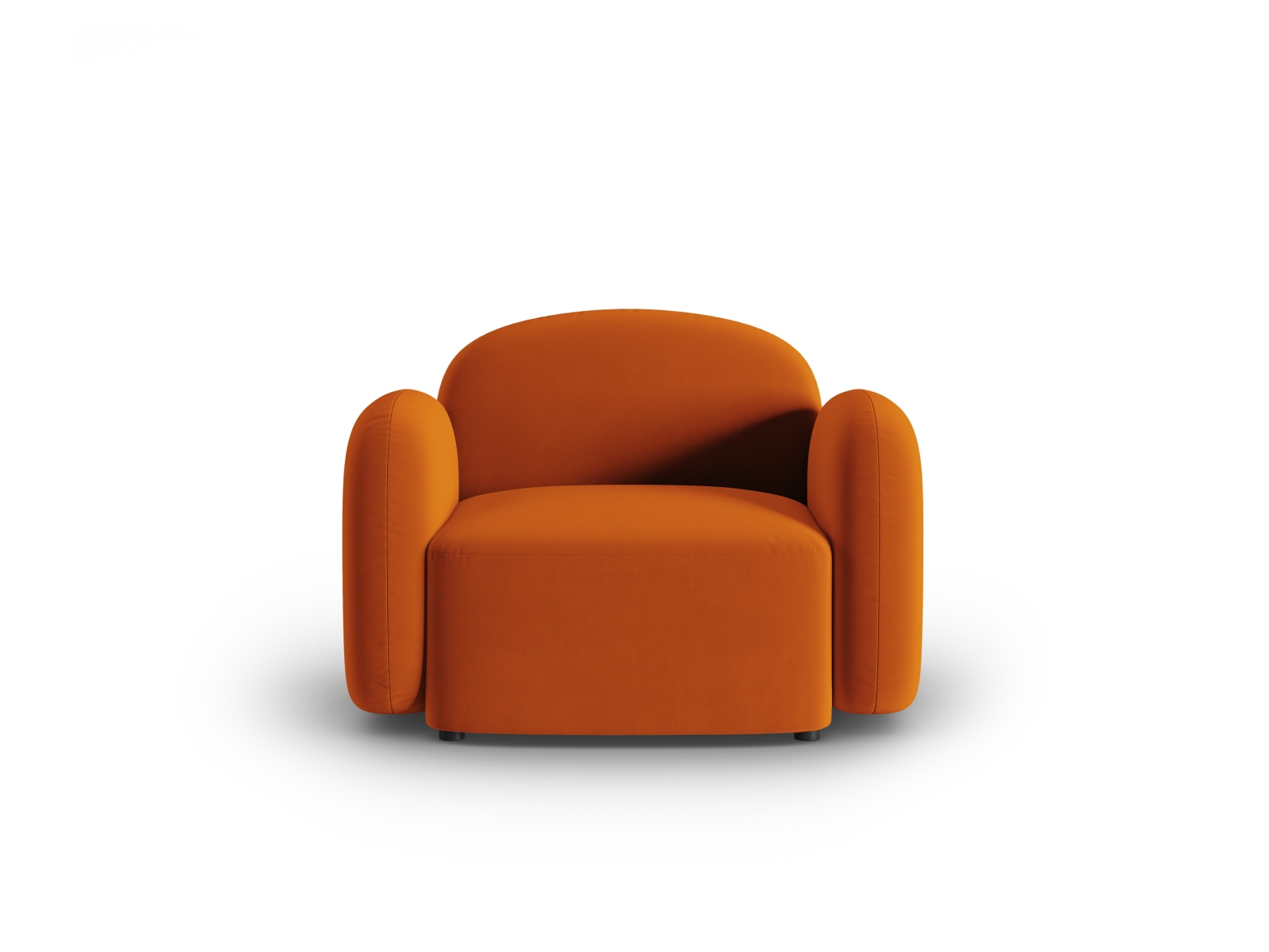 Velvet Armchair, "Blair", 1 Seat, 119x95x76