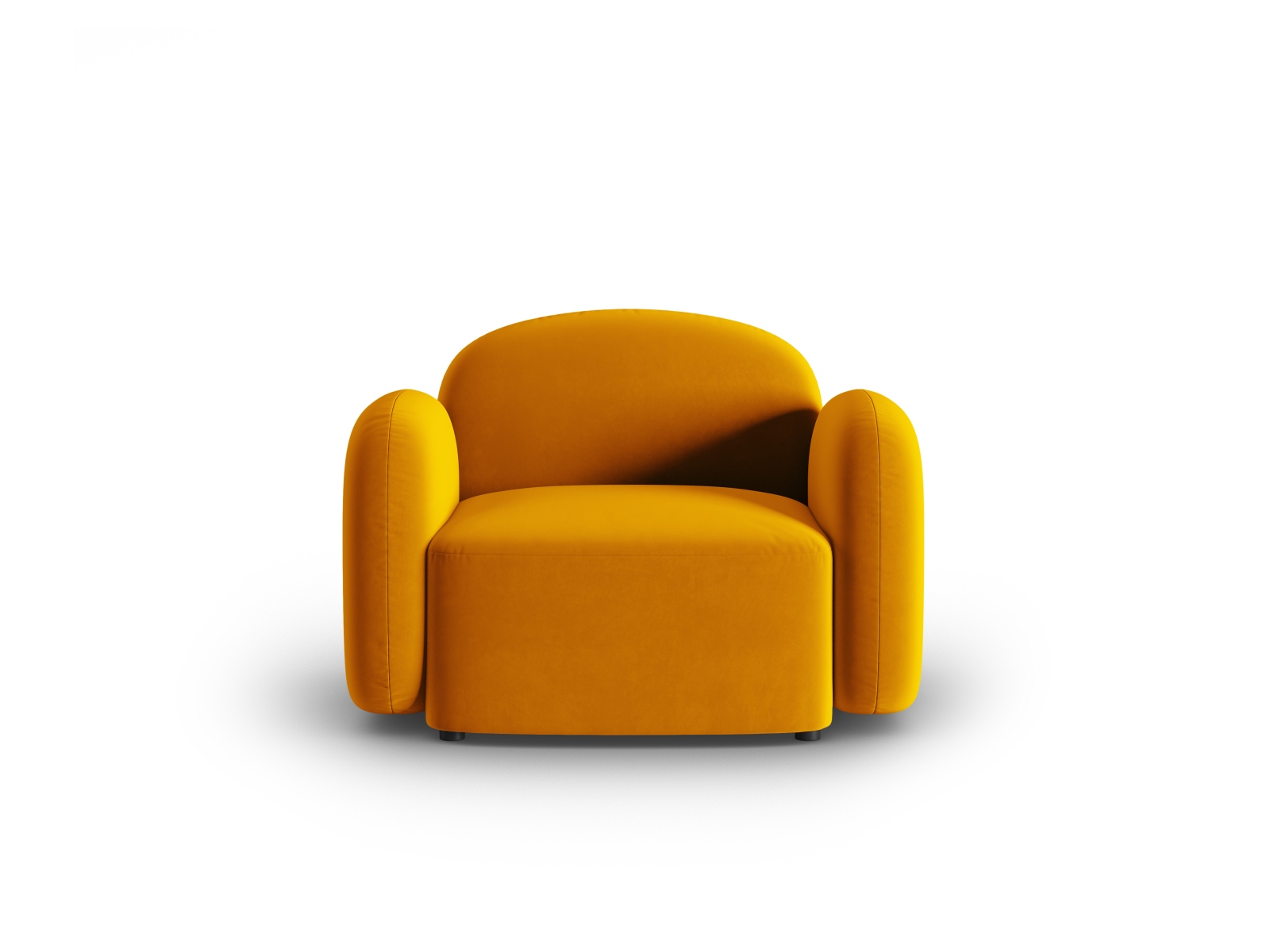 Velvet Armchair, "Blair", 1 Seat, 119x95x76