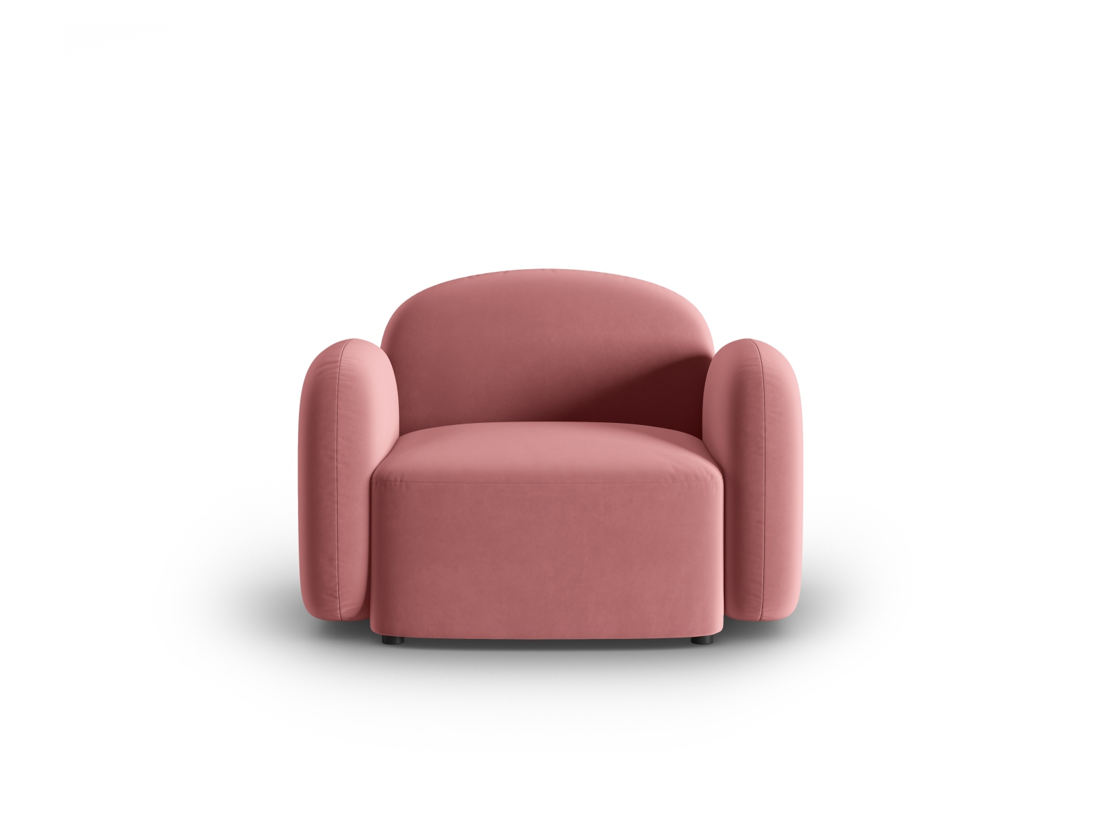 Velvet Armchair, "Blair", 1 Seat, 119x95x76