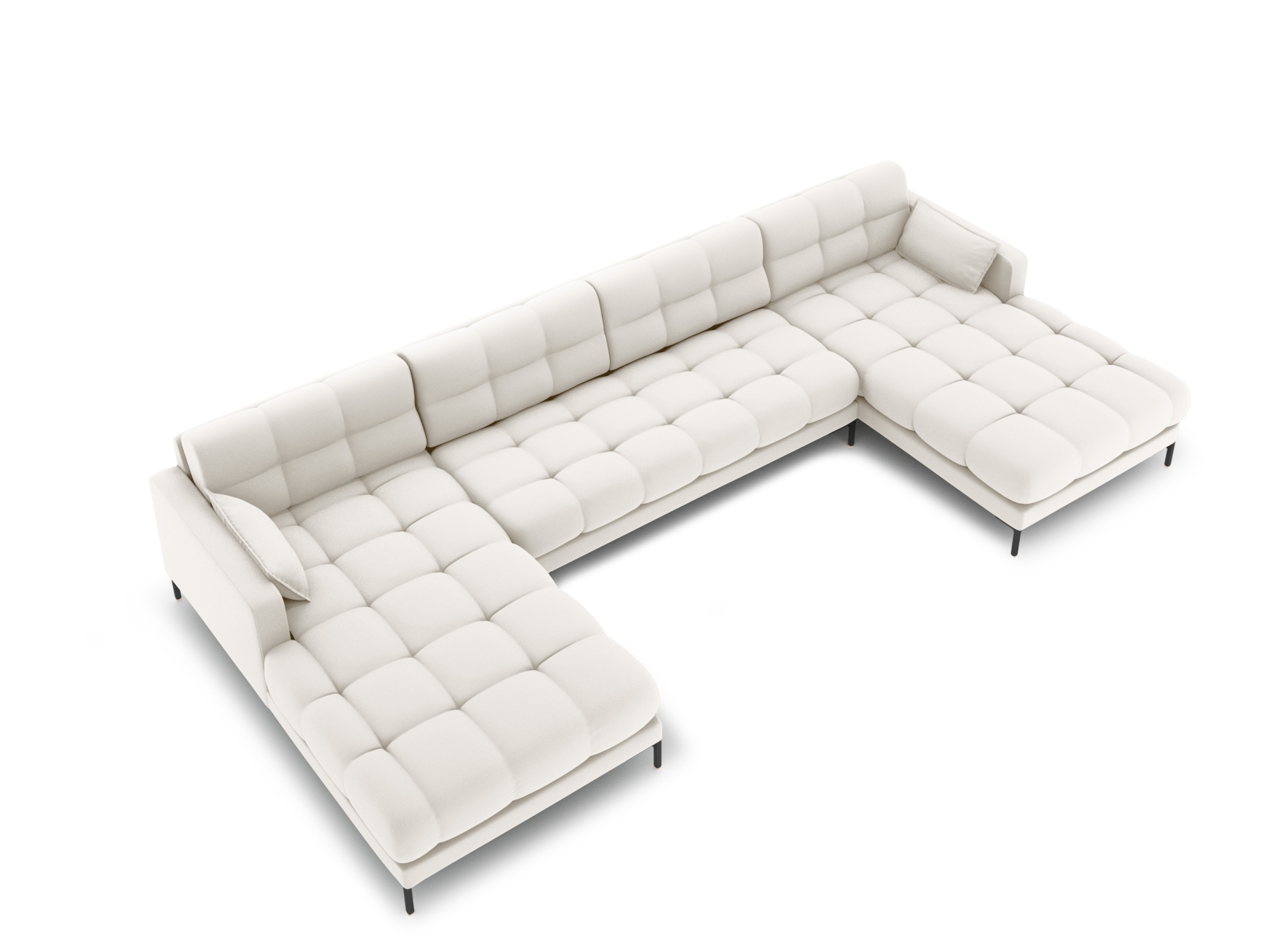 Panoramic Sofa, "Mamaia", 6 Seats, 383x185x75